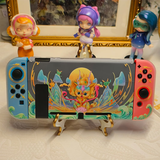 Chinese style Qilin mythical beast Theme Nintendo Switch/Nintendo Switch OLED Case