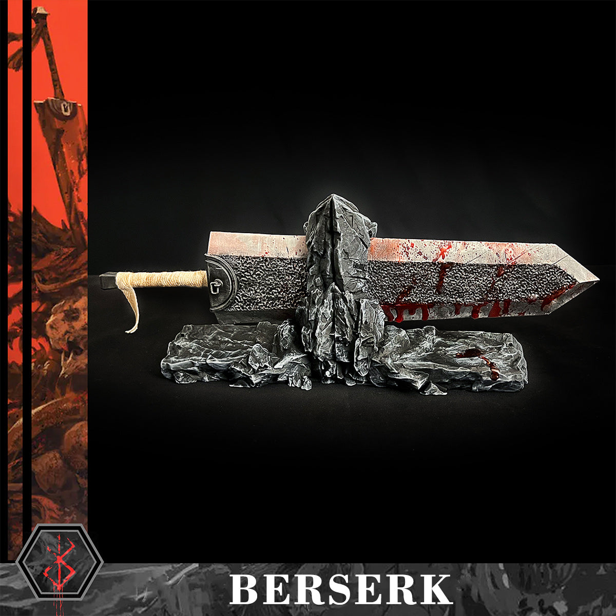 Berserk Theme Game Disc/DVD/CD/Vinyl Record Storage Rack