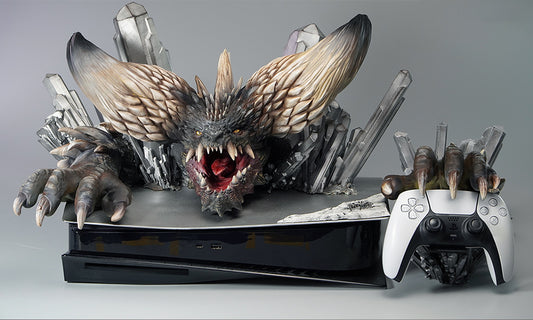 Monster Hunter: World Nergigante Themed PlayStation 5 Replacement Panels and Game Controller Stand Set