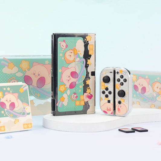 Kirby Themed Nintendo Switch/Nintendo Switch OLED Case Set