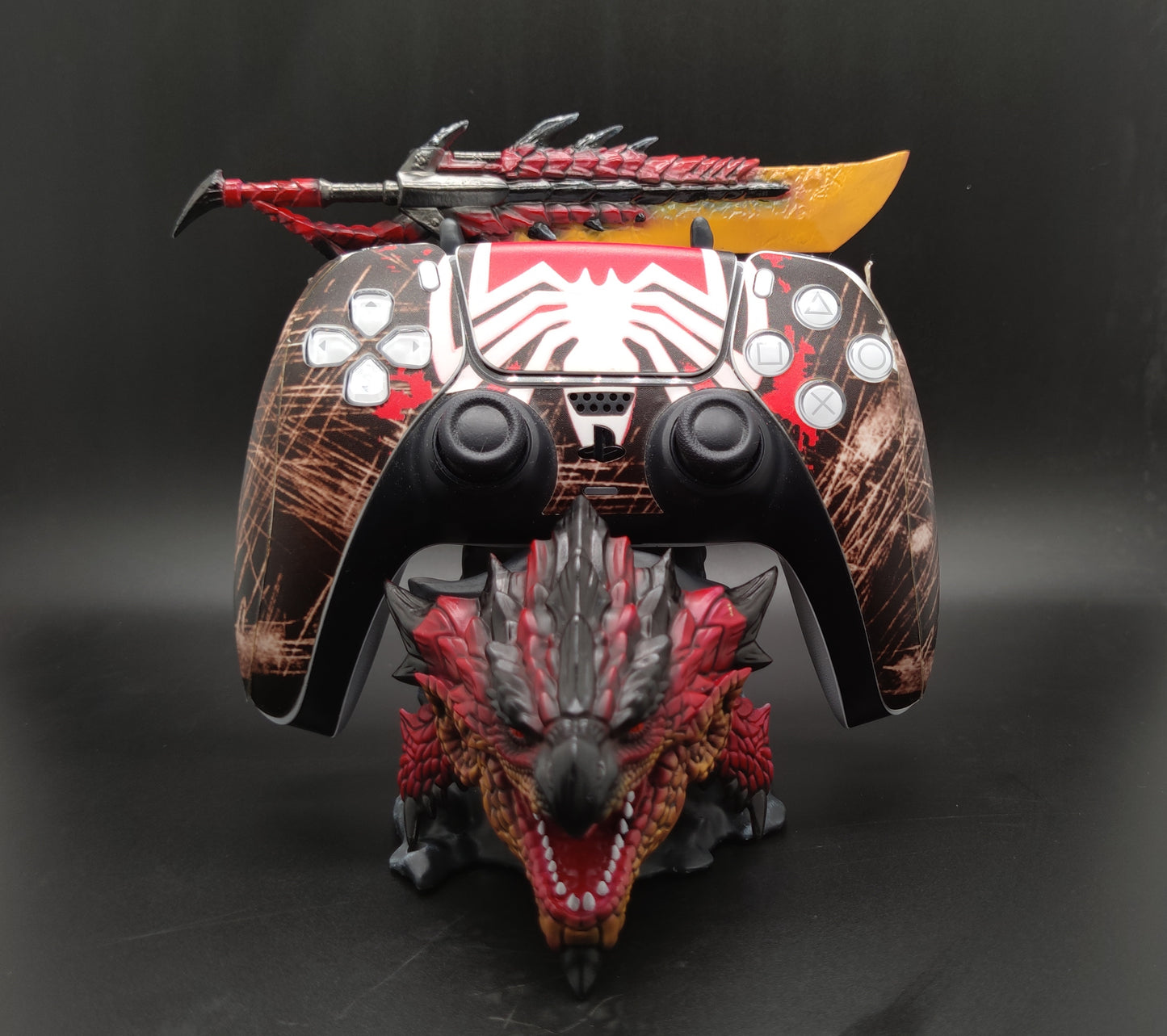 Monster Hunter Garage Kit Model PlayStation 4/5、XBOX Game Controller Bracket