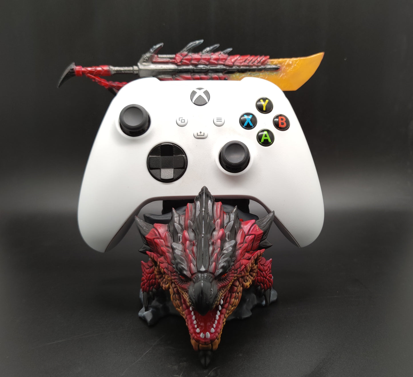 Monster Hunter Garage Kit Model PlayStation 4/5、XBOX Game Controller Bracket