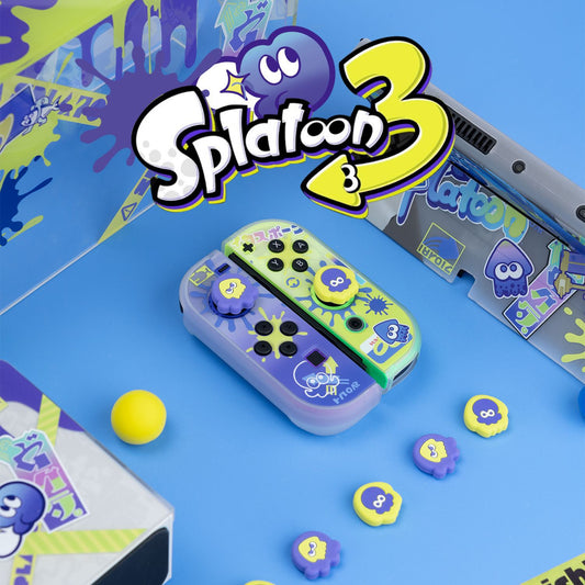 Splatoon 3 Themed Nintendo Switch/Nintendo Switch OLED Case Set