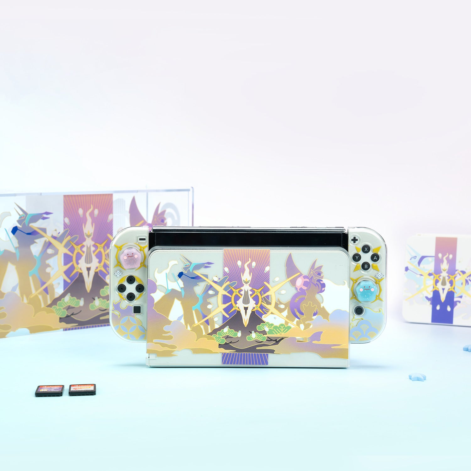 Custom Painted Pokemon Legends Arceus Rowlet Nintendo Switch 