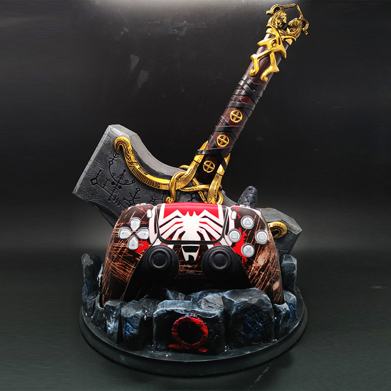 God of War: Ragnarök Mjolnir Garage Kit Model Playstation 4/5, XBOX Game Controller Bracket
