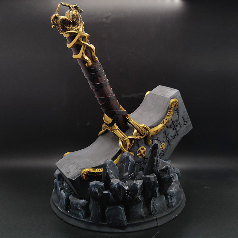 God of War: Ragnarök Mjolnir Garage Kit Model Playstation 4/5, XBOX Game Controller Bracket