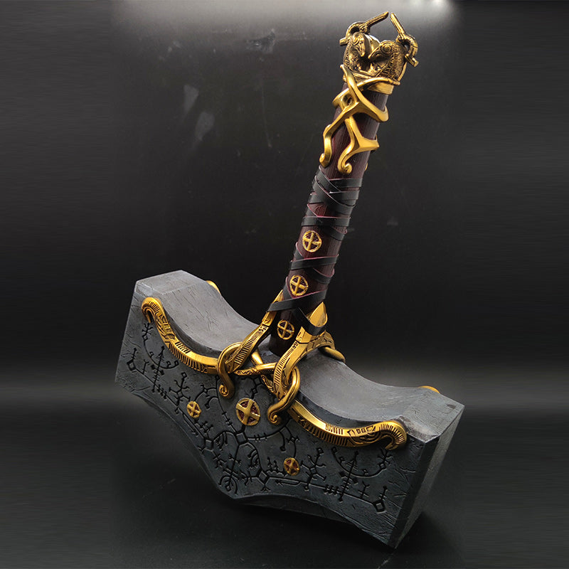 God of War: Ragnarök Mjolnir Garage Kit Model Playstation 4/5, XBOX Game Controller Bracket