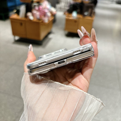 Bottom view of iPhone Duo protective case showing charging port and speaker cutouts