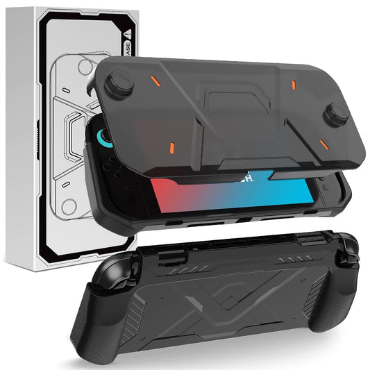 Nintendo Switch 2 Case 2025, TPU + PC 2 in 1 Cover Protector, Anti-Scratch, Shock-Absorption, Ergonomic Grip Design, Easy to Install for Nintendo Switch 2