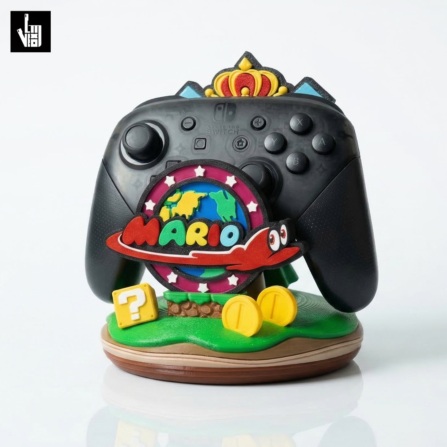 Super Mario Themed Game Controller Stand, For PS5/XBOX/Nintendo Switch Pro Controllers