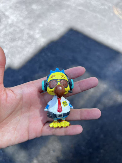 Animal Crossing wood carving model, natural high-quality wood, pure hand carving, collection-level quality
