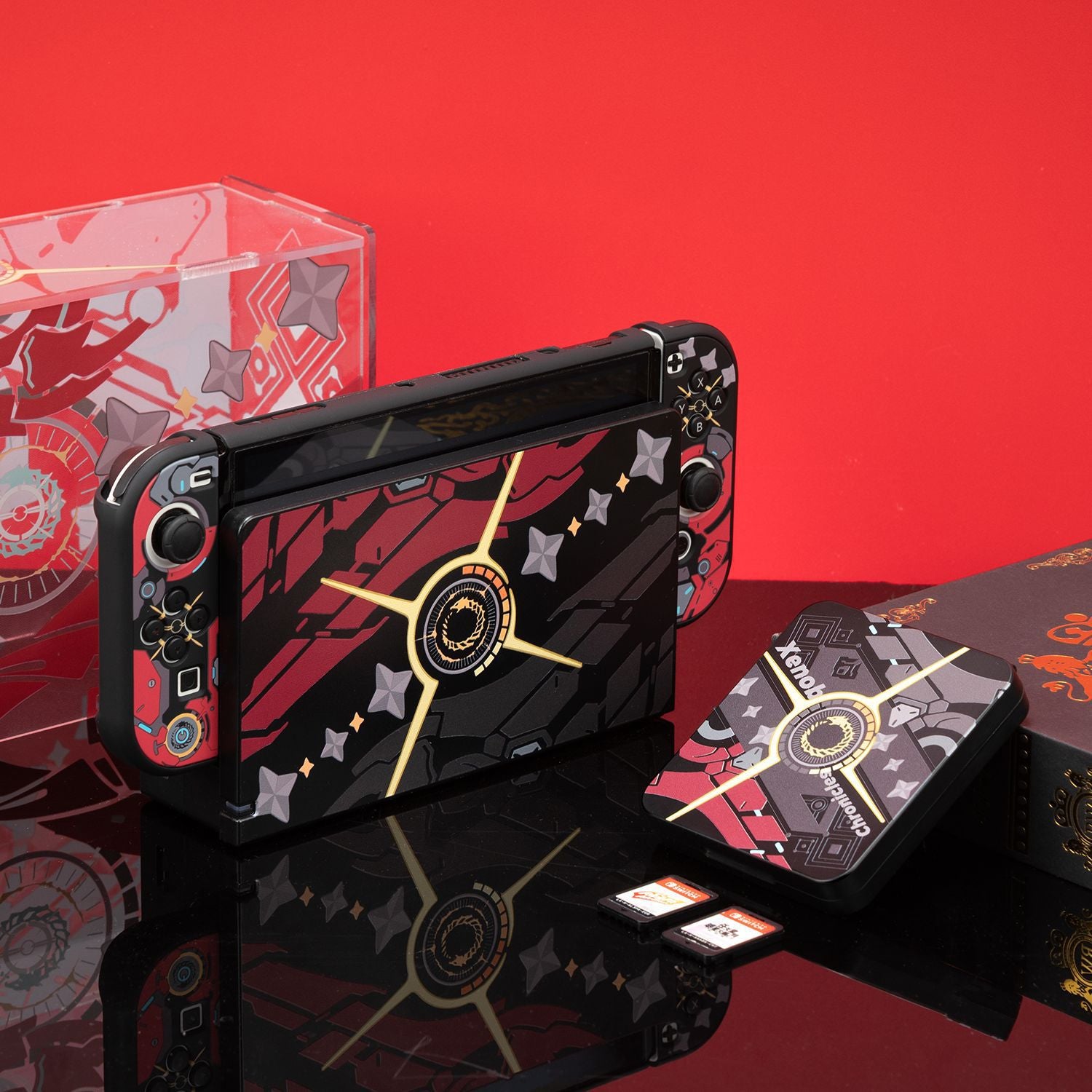 3 Case Design Set – Switch/OLED Xenoblade Themed Nintendo Original EtgSky Chronicles