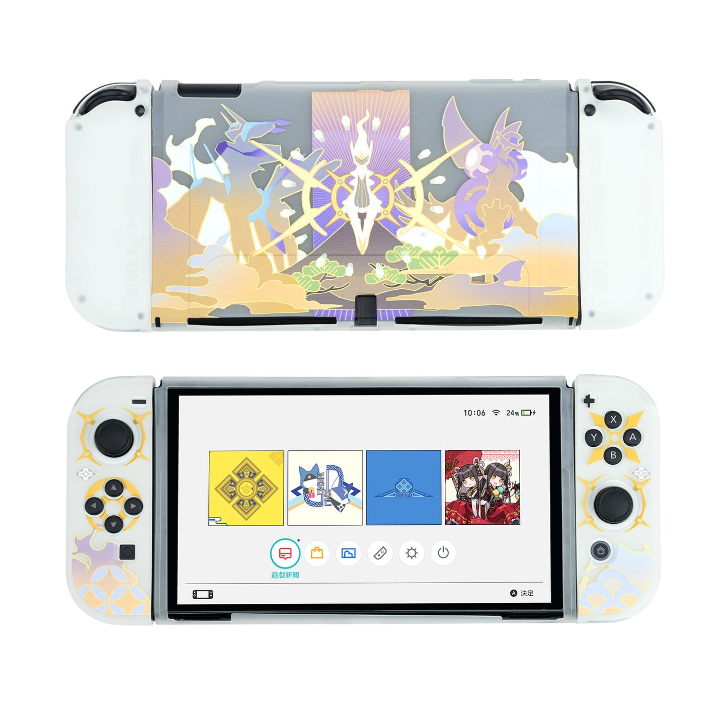 Custom Painted Pokemon Legends Arceus Rowlet Nintendo Switch 