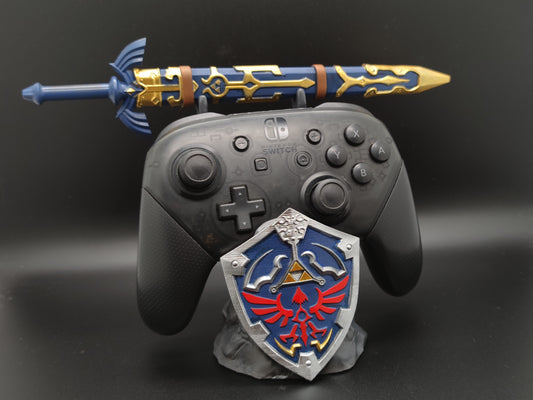 The Legend of Zelda Garage Kit Model Nintendo Switch、PlayStation 4/5、XBOX Game Controller Bracket